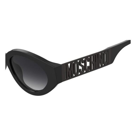 New MOSCHINO Black Square MOS 160/S 8079O Sunglasses Women - Picture 3 of 4